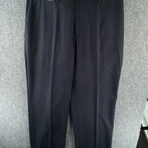 NWT MURANO ZAC Dress Pants Navy Blue Check 34x30 Polyester Rayon Classic Regular